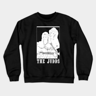 The Judds // 80s// White retro Crewneck Sweatshirt